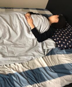 Degrees of Comfort Washable Weighted Blanket with Removable Cover Twin Size, 1 x Cozyheat Minky Plush Cover Included, Micro Glass Beads Technology, 48x72 15 lbs Grey 48x72" 15lbs Grey | 1 Cover 28 71pmAHUHZmL