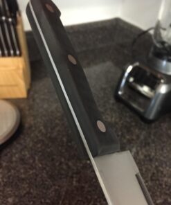 Knife Set With Wooden Block - 15 Piece Set Includes Chef Knife, Bread Knife, Carving Knife, Utility Knife, Paring Knife, Steak Knife, Boning Knife, Scissors And Knife Sharpener. - By Kitch N’ Wares 38 71pnolwFBbL