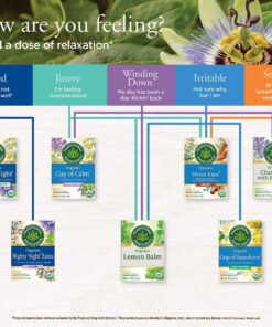 Traditional Medicinals Tea, Organic Nighty Night Extra, Promotes a Good Night's Sleep, 16 Tea Bags Lemon 16 Count (Pack of 1) 23 71poU6yDQfL