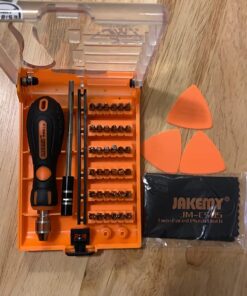 Screwdriver Set By JAKEMY, 43 in 1 Precision Screwdriver Kit Magnetic Replaceable Bits Repair Tool Kit Opening Tool and Tweezer for phone Cellphone PC Electronics Jm-8153+ 43 in 1 44 71podc lPL