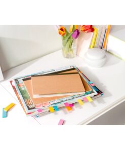 Post-it Page Markers, Assorted Bright Colors, 1/2 in x 2 in, 50 Markers/Pad, 10 Pads/Pack (670-10AB) 500 Sheets 34 71poei9TmL