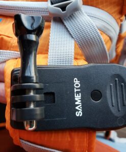 Sametop Backpack Strap Mount Quick Clip Mount Compatible with Gopro Hero 12, 11, 10, 9, 8, 7, 6, 5, 4, Session, 3+, 3, 2, 1, Hero (2018), Fusion, Max, DJI Osmo, Xiaomi Yi Action Cameras 57 71pp8TguDJL