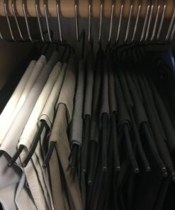 Jeronic Pant Hangers, 20 Pack Steel, Black, 20 Count 56 71ppBwGQGgL