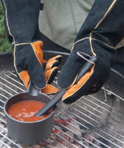 Steven Raichlen Signature Series SR8038 Extra Long Suede Grilling Gloves 11 71pptpMowfL