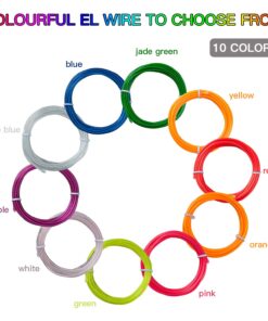 Lychee Neon Light El Wire with Battery Pack, 15 Feet, Blue 15ft 25 71pqBaTU1HL