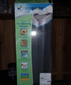 GermGuardian Air Purifier with HEPA 13 Filter, Removes 99.97% of Pollutants, Covers Large Room up to 915 Sq. Foot Room in 1 Hr, UV-C Light Helps Reduce Germs, Zero Ozone Verified, 28", Gray, AC5000E 61 71pqVYVES L