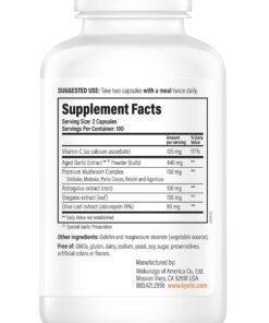 Kyolic Aged Garlic Extract Formula 103 Immune Support, 200 Capsules (Packaging May Vary) 8 71pqWSkr2BL