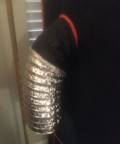 VIVOSUN 2-Pack 6 Inch 8 Feet Non-Insulated Flex Air Aluminum Ducting Dryer Vent Hose for HVAC Ventilation, 4 Clamps Included 6" x 8FT 43 71pr9yp8VL