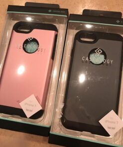 Caseology Legion for Apple iPhone 7 Case (2016) - Dual-Layer Armor - Matte Black 66 71prGbDJffL