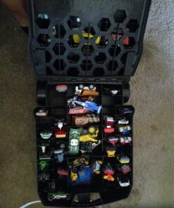 Hot Wheels 100-Car, Rolling Storage Case with Retractable Handle, Model:20135 100 Car 35 71prrWaMOUL