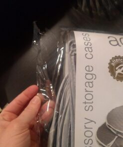 Richard's Homewares - Micro Fiber Deluxe Six Piece Accessory Storage Set - Gray (1 Pack) 1 Pack 30 71pshqdLuiL