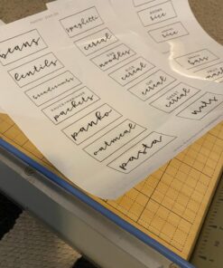 Silhouette America Silhouette Media-CLR-ADH Printable Clear Sticker Paper 29 71ptI7j5ahL