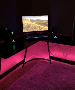 ZOZOO 100ft Led Lights for Bedroom(2 Rolls of 50ft), Smart RGB Led Strip Lights with 44-Key Remote & APP Control Music Sync with Color Changing for Home Party Festival Decoration 44 71ptQM4pL