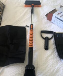5in1 Car Snow Ice Scraper and Brush for Car SUV Trucks, 1x Ice Snow Shovel, 1x Heavy Duty 42" Extendable Snow Cleaning Brush Squeegee Broom, 1x Scratch Ice Snow Scraper Remover for Car Windshield 42" With Shovel 52 71ptvq8FTxL