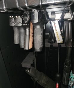 E-ONSALE AmeriGun Club Easy Use Gun Hanger Pack of 4 Original Handgun Hangers 1.00" x 4.00" x 11.80" Black 16 71pu sGtHL