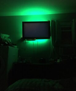 Nexillumi LED Strip Lights 6.56ft TV LED Backlight for 24 Inch-60 Inch TV RGB LED Strip USB Powered, APP Control Sync to Music, Bias Lighting, 5050 RGB for Mirror, PC, Android iOS 71 71purz3nO9L