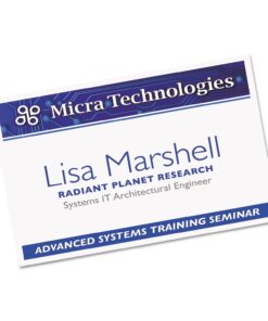 Avery Name Badge Inserts, Print or Write, 2-1/4 Inch x 3-1/2 Inch, 400 Card Stock Refills (5390), White 1 12 71puxkPjpWL