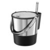 Oggi Insulated Ice Bucket, 4 Quart / 3.8 L, Stainless Steel, Black 4-Quart Stainless Steel Bucket with Ice Scoop 8 71pviGPXWaL