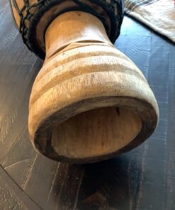 Classic Heartwood Djembe Drum - 9"x 18", Hand-carved, Solid-wood, Goat-skin, from Ghana 35 71pxwjHk8L