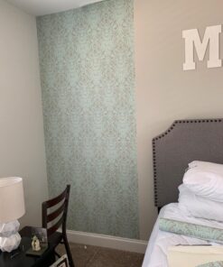 NuWallpaper NU2079 Nomad Damask Peel & Stick Wallpaper, Blue Turquoise 46 71pyp1puwCL 1