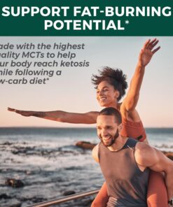 Viva Naturals Organic MCT Oil for Keto Coffee (32 fl oz) - Best MCT Oil Supplement to Support Energy and Mental Clarity, USDA Organic, Non-GMO and Paleo Certified & Keto Friendly 32 Fl Oz (Pack of 1) 27 71pzQ7SeqWL