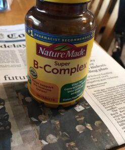Nature Made Super B Complex with Vitamin C and Folic Acid, Dietary Supplement for Immune Support, 140 Tablets, 140 Day Supply 140 Count 41 71q Z13ZLLL