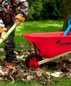 True Temper Poly KPWB10 Kids Wheelbarrow, 1.25-Cubic Foot Capacity 15 71q0bMOxDYL