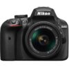 Nikon D3400 w/ AF-P DX NIKKOR 18-55mm f/3.5-5.6G VR (Black) Black w/ 18-55mm Base 80 71q0pJRLmxL
