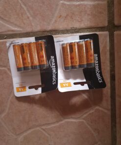 Amazon Basics 8-Pack AA Alkaline High-Performance Batteries, 1.5 Volt, 10-Year Shelf Life 8 Count (Pack of 1) 31 71q0uZjcAaL