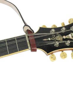 Walker & Williams M-41 Chestnut Brown Leather Mandolin Strap For A or F Types 15 71q2HLcJxlL