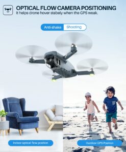 SYMA GPS Drone with 4K EIS UHD 90°FOV Camera for Adults Beginner, FPV RC Quadcopter with Brushless Motor, 2 Batteries 54 Min Flight Time, 5GHz Transmission, Smart Auto Return Home, Follow Me 25 71q2P4OUp3L