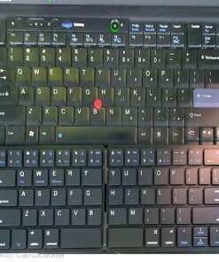 Samsers Foldable Bluetooth Keyboard - Portable Wireless Keyboard with Stand Holder, Rechargeable Full Size Ultra Slim Keyboard Compatible IOS Android Windows Smartphone Tablet and Laptop-Black Black 39 71q2pIB4qAL