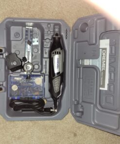Dremel 4000-2/30 Variable Speed Rotary Tool Kit - Engraver, Polisher, and Sander- Perfect for Cutting, Detail Sanding, Engraving, Wood Carving, and Polishing- 2 Attachments & 30 Accessories 4000 Rotary Tool + 32 Accessories 51 71q2tC6axL
