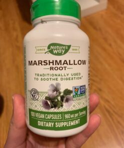 Nature's Way Premium Herbal Marshmallow Root 960 mg per serving 100 VCaps 33 71q35xtnQbL