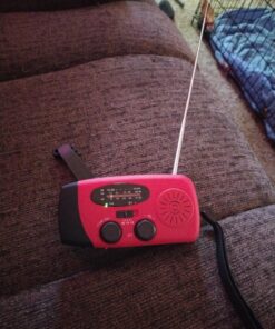 Emergency Hand Crank Radio with LED Flashlight for Emergency, AM/FM NOAA Portable Weather Radio with 2000mAh Power Bank Phone Charger, USB Charged & Solar Power for Camping, Emergency 35 71q3J4M59gL