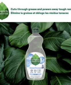 Seventh Generation Dish Liquid Soap, Free & Clear, 25 Oz, Pack of 6 Free and Clear 26 71q5gIR1tvL 3
