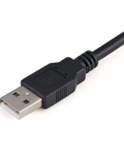 StarTech.com USB to Serial Adapter - 1 port - USB Powered - FTDI USB UART Chip - DB9 (9-pin) - USB to RS232 Adapter (ICUSB2321F) USB 2.0 7 71q5x7Qej L