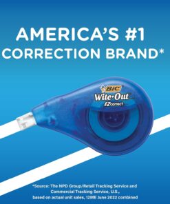 BIC Wite-Out EZ Correct Correction Tape, 2-Count 2 Count (Pack of 1) 16 71q6XUtyahL