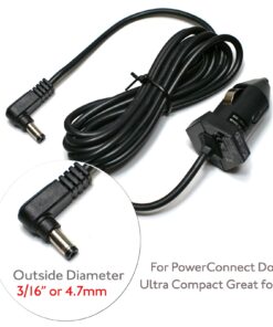 EDO Tech Compact 5V Car Bike Charger Compatible Power Cord for Sirius XM Radio PowerConnect Dock SXVD1 XDPIV1 XDPIV2 SDPIV1 XAPV2 SXIV1 XEZ1 Sporster Stratus Starmate 6 7 Onyx Lynx Edge Xpress Xmp3i 10 71q6i90gTxL