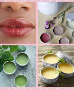 JOYWENG 24 Pack (2 Oz/60ml) Screw Top Round Aluminum Tin Cans, Metal Tin Storage Jar Containers with Screw Cap for Lip Balm, Cosmetic, Candles, Salve, Make Up, Eye Shadow, Powder, Tea 24 71q7POvzVkL