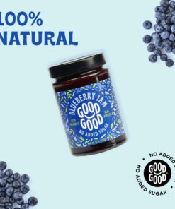 GOOD GOOD No Added Sugar Blueberry Jam - Keto Friendly Jelly - Low Carb, Low-Calorie and Vegan - Diabetic Friendly - 12oz / 330g (Pack of 1) 12 Ounce (Pack of 1) 27 71q8Cw5UHIL