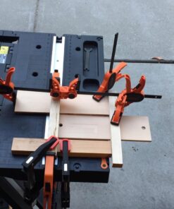 Worx Pegasus 2-in-1 Folding Work Table & Sawhorse, Easy Setup Portable Workbench, 31" W x 25" D x 32" H Lightweight Worktable with Heavy-Duty Load Capacity, WX051 - Includes 2 Clamps & 4 Clamp Dogs Worx Pegasus Work Table 49 71q8H6j7LL