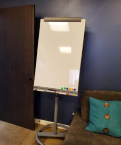 TSJ OFFICE Mobile Standing Whiteboard - 40 x 26 Inches Dry Erase White Board Tripod Whiteboard with Rolling Stand Flipchart Easel Height Adjustable Gray 29 71q8oiwYGOL