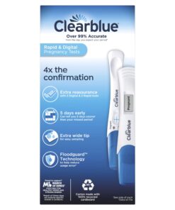 Clearblue Pregnancy Test Combo Pack, 4ct - Digital with Smart Countdown & Rapid Detection - Value Pack Combo 4 25 71q8tPUrQ3L 2
