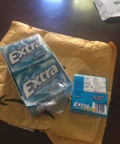 Extra Gum Peppermint Chewing Gum, 15 Pieces (Pack of 10) 42 71q9 dx9DiL