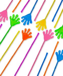 Super Z Outlet Vinyl Glitter Mini Sticky Hands Toys for Children Party Favors, Birthdays - 1 1/4" (72 Count) 25 71q9XfnwnRL