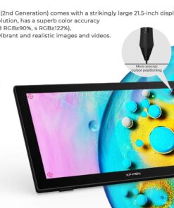 XPPen Artist 22 2nd Drawing Tablet with Screen Graphics Tablet 122% sRGB with 8192 Levels Battery-Free Stylus, 21.5inch Pen Display Compatible with Windows, Mac, Linux with Adjustable Stand 21.5 Inch 22 71q9t4LIkoL
