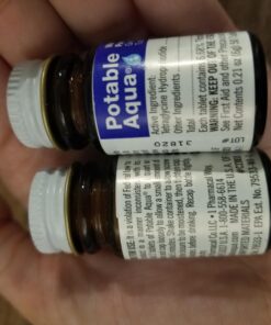 Potable Aqua Water Purification Tablets, Portable and Effective Water Purification Solution for Camping, Hiking, Emergencies, Natural Disasters and International Travel, Two 50ct Bottles, Blue 100 Tablets - Twin pack 27 71q9ujIzXQL