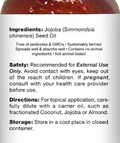 Majestic Pure Jojoba Oil for Hair and Skin, 4 fl. oz. 4 Fl Oz (Pack of 1) 39 71qA9w94VZL