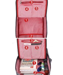 KAUKKO Stylish Oxford Fabric Backpack Travel Rucksack lightweight Hiking Bag Satchel(K1007 BLUE) 14 71qAjvdnwaL